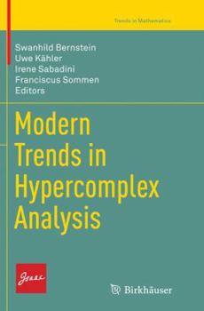 Paperback Modern Trends in Hypercomplex Analysis Book