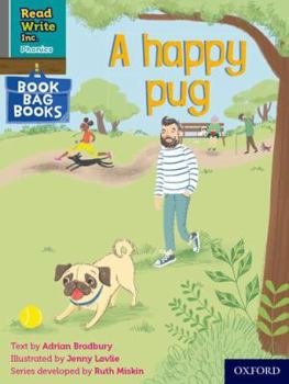 Paperback Read Write Inc. Phonics: A happy pug (Grey Set 7 Book Bag Book 1) Book