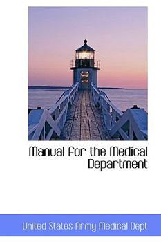 Paperback Manual for the Medical Department Book