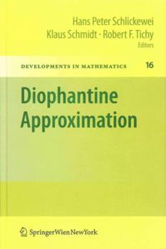 Hardcover Diophantine Approximation: Festschrift for Wolfgang Schmidt Book