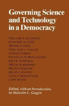 Hardcover Governing Science and Technology in a Democracy Book