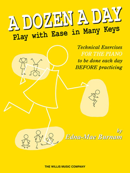 Paperback A Dozen a Day - Play with Ease in Many Keys Book
