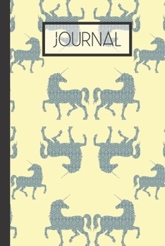 Paperback Journal: Unicorn Lined 120 Journal (6"x 9") Book