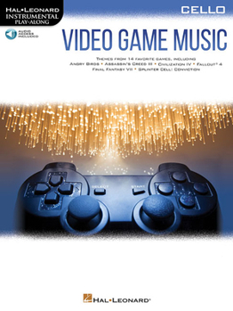 Misc. Video Game Music for Cello Instrumental Play-Along Series Book/Online Audio Book