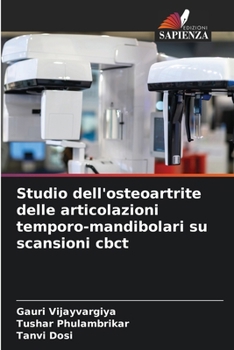 Paperback Studio dell'osteoartrite delle articolazioni temporo-mandibolari su scansioni cbct [Italian] Book