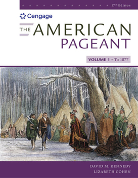 Paperback The American Pageant, Volume I Book