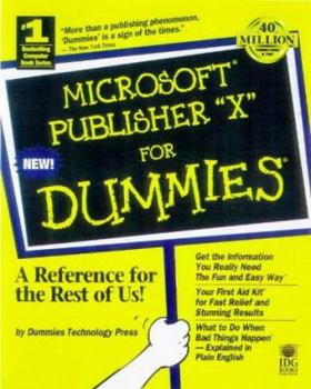 Paperback Microsoft Publisher 98 for Dummies Book