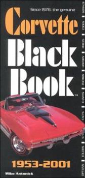 Paperback Corvette Black Book: 1953-2001 Book