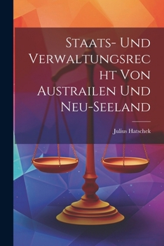 Paperback Staats- und Verwaltungsrecht von Austrailen und Neu-seeland Book