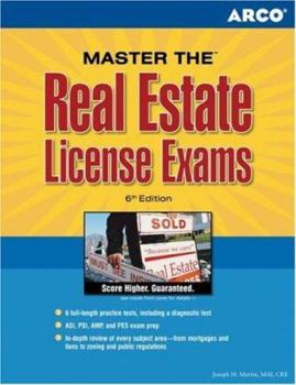 Paperback Arco Master the Real Estate License Exams Book