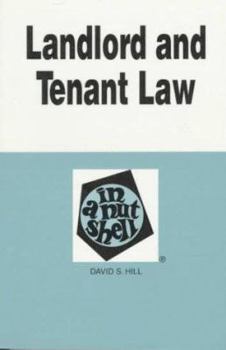 Paperback Landlord And Tenant Law In A Nutshell (NUTSHELL SERIES) Book