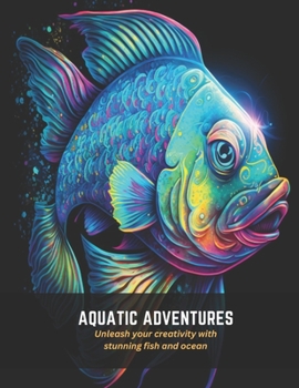 Paperback Aquatic Adventures: Unleash your creativity with stunning fish and ocean Book