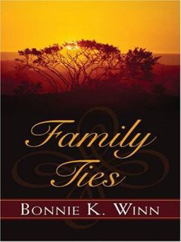 Hardcover Family Ties [Large Print] Book