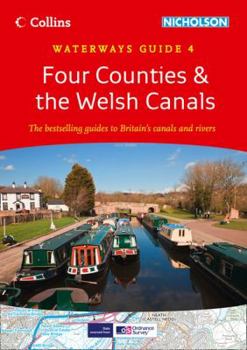 Spiral-bound Four Counties & the Welsh Canals Waterways Guide 4 Book