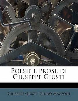 Paperback Poesie e prose di Giuseppe Giusti Book