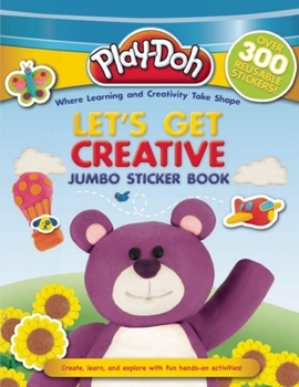 Paperback Play-Doh Jumbo Sticker Book: Let's Get Creative Book