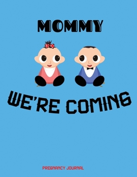 Paperback Mommy We're Coming: Week By Week Pregnancy Planner, Pregnancy Diary, Peter Rabbit, Baby Book, Pregnancy Gift, Pregnancy Milestone, pregnan Book