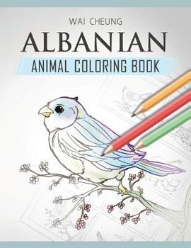 Paperback Albanian Animal Coloring Book