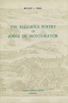 Hardcover The Religious Poetry of Jorge de Montemayor Book