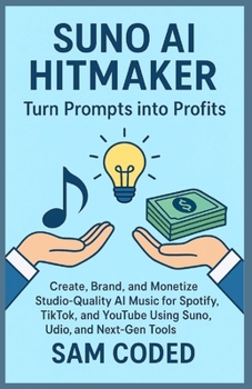 Suno AI Hitmaker: Turn Prompts into Profits: Create, Brand, and Monetize Studio-Quality AI Music for Spotify, TikTok, and YouTube Using Suno, Udio, and Next-Gen Tools