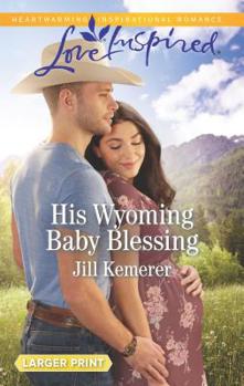 Mass Market Paperback His Wyoming Baby Blessing [Large Print] Book