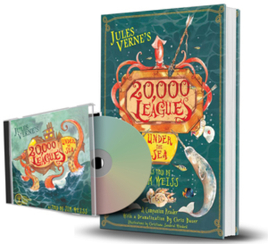 Paperback 20,000 Leagues Under the Sea Bundle: Audiobook and Companion Reader [With CD (Audio)] Book