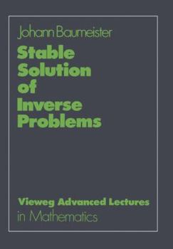 Paperback Stable Solution of Inverse Problems [German] Book