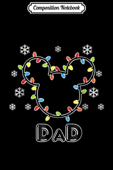 Paperback Composition Notebook: Disney Christmas Dad Journal/Notebook Blank Lined Ruled 6x9 100 Pages Book