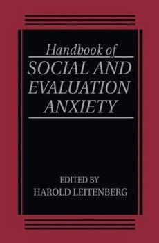 Paperback Handbook of Social and Evaluation Anxiety Book