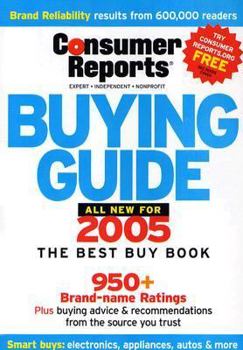 Paperback The Consumer Reports Buying Guide 2005 Book