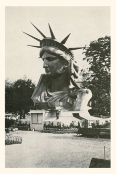 Paperback Vintage Journal Statue of Liberty Head, New York Book
