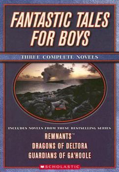 Paperback Fantastic Tales for Boys: Three Complete Novels Book