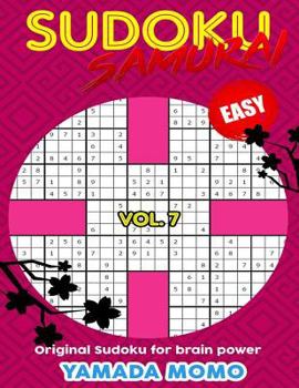 Paperback Sudoku Samurai Easy: Original Sudoku For Brain Power Vol. 7: Include 500 Puzzles Sudoku Samurai Easy Level Book