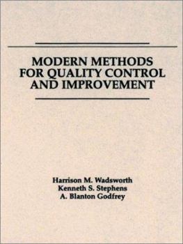 Hardcover Modern Methods for Quality Control and Improvement Book