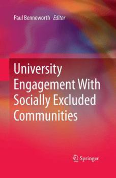 Hardcover University Engagement with Socially Excluded Communities Book