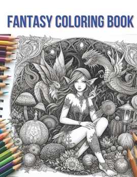 Enchanted Escapes: Coloring Through Fantasy Realms: Finest fantasy coloring book for all ages