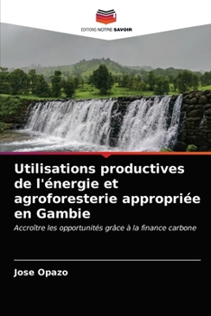 Paperback Utilisations productives de l'énergie et agroforesterie appropriée en Gambie [French] Book