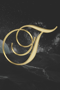 Paperback T Journal: A Monogram T Initial Capital Letter Notebook For Writing And Notes: Great Personalized Gift For All First, Middle, Or Book