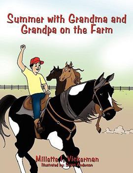 Paperback Summer with Grandma and Grandpa on the Farm Book