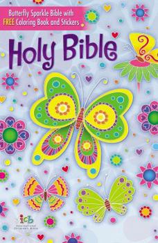 Hardcover Butterfly Sparkle Bible-ICB Book