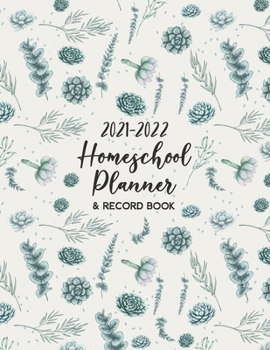 2020-2021 Homeschool Planner & Record Book: A Well Planned Year for Your Elementary, Middle School, Jr. High, or High School Student - Organization and Lesson Planner- Splash of Fantasy Design