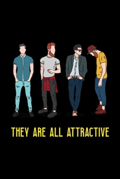 They Are All Attractive: Notebook Journal Composition Blank Lined Diary Notepad 120 Pages Paperback Black Solid Texture