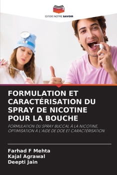 Formulation Et Caractérisation Du Spray de Nicotine Pour La Bouche