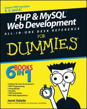 Paperback PHP and MySQL Web Development All-In-One Desk Reference for Dummies Book