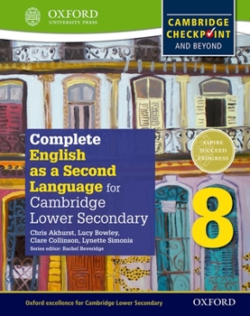 Paperback Complete English as a Second Language for Cambridge Lower Secondary Student Book 8 & CD [With CDROM] Book