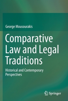 Paperback Comparative Law and Legal Traditions: Historical and Contemporary Perspectives Book