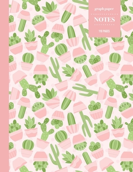 Graph Paper Notes 110 Pages: Cactus Notebook for Professionals and Students, Teachers, Architects, Scientists, Engineers, and Writers | Succulent Llama Pattern
