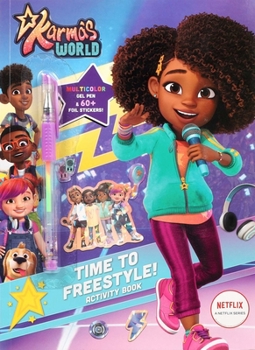 Paperback Karma's World: Time to Freestyle! Activity Book