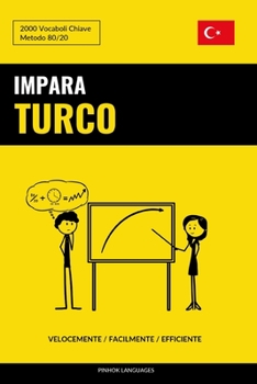 Paperback Impara il Turco - Velocemente / Facilmente / Efficiente: 2000 Vocaboli Chiave [Italian] Book