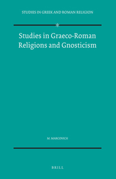 Studies in Graeco-Roman Religions and Gnosticism